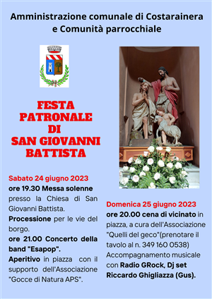 Festa di San Giovanni Battista 2023